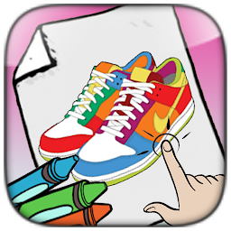 Icon image Sneakers Coloring Page