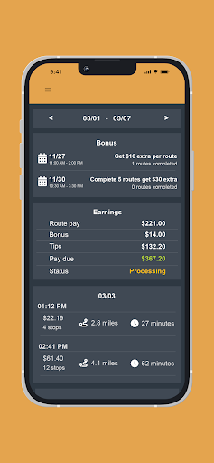 Delivery Bot Driver Screen 3