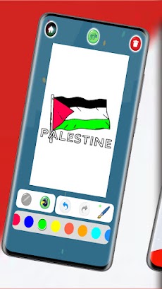 Palestine Flag Coloring 2のおすすめ画像4