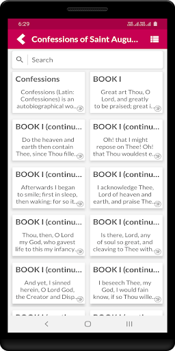 Confessions of Saint Augustine Screen 2