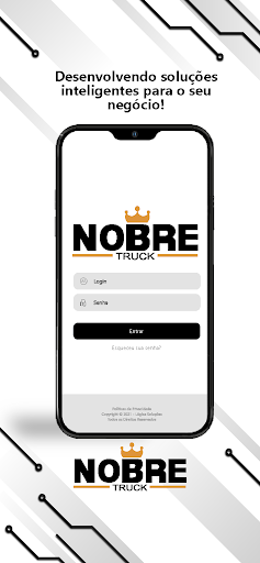 Android application Nobre Truck Rastreamento screenshort
