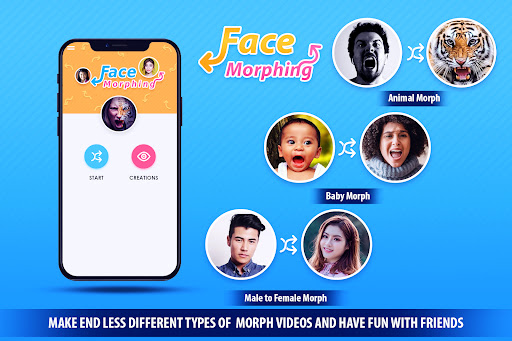 Screenshot of Face Morphing Blender - Video