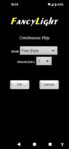 FancyLightBLE Screen 3
