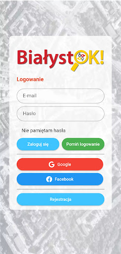 Android application BiałystOK! screenshort