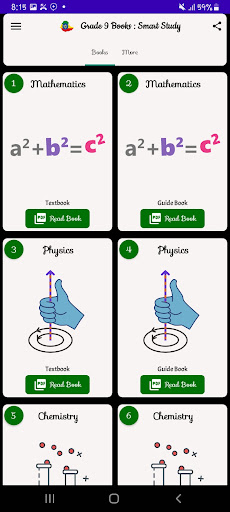 Grade 9 Books : Old Curriculum Screen 2