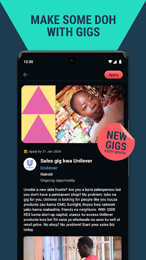 Android application MESH Business Networking Kenya screenshort