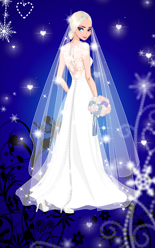 u2744 Icy Wedding u2744 Winter frozen Bride dress up game screenshots 13