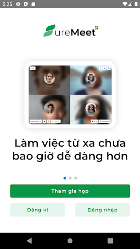 Android application SureMEET screenshort