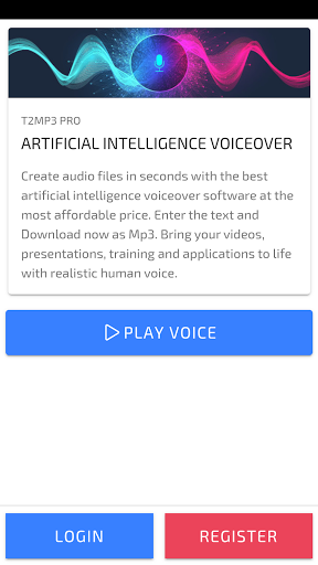 Android application T2MP3 PRO screenshort