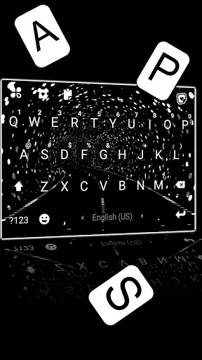Starry Tunnel Live Keyboard Ba Screen 2