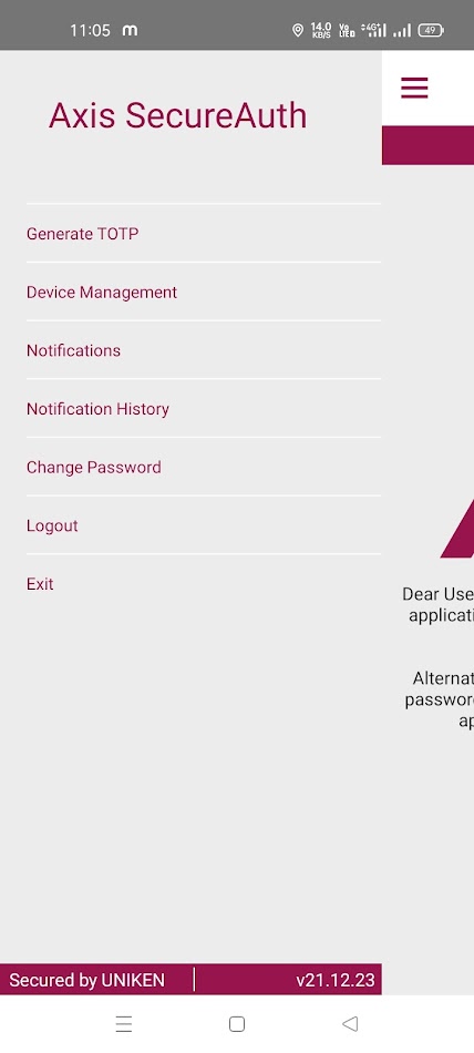 #4. Axis SecureAuth (Android) โดย: Axis Bank Ltd.