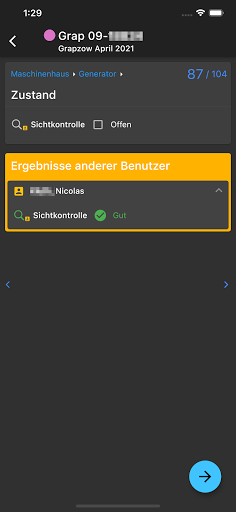 Android application WONDER onSITE screenshort