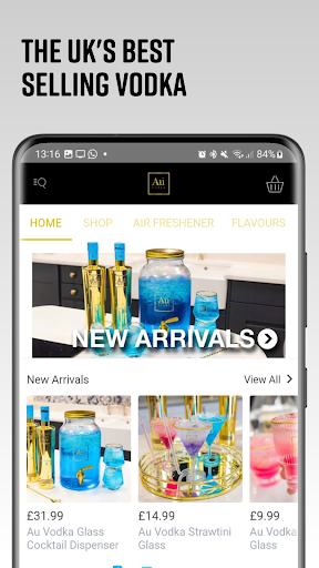 Android application Au Vodka screenshort