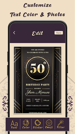 Invitation Makerand Card Creator