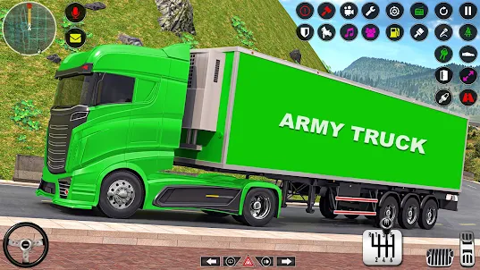 US Army Cargo Transport Truck
