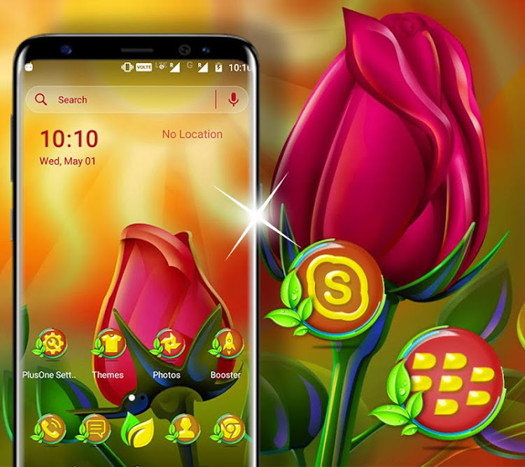 Rose Painting Launcher Theme - 2.4 - (Android)
