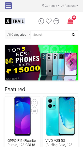 Android application MobileEcom screenshort