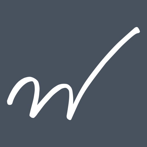Wricord - Simple time machine logo