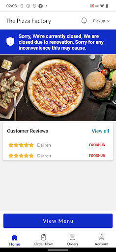 The Pizza Factory Screen 2