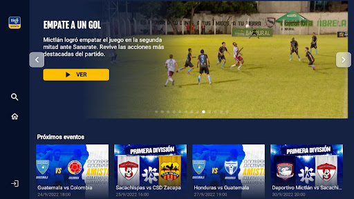 Tigo Sports App TV Guatemala Screen 3