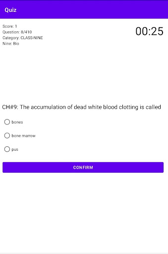 9th Class Preparation Screen 3