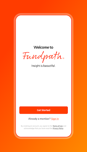 Android application Fundpath screenshort
