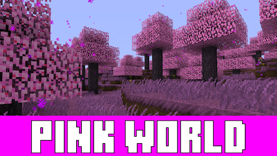 Pink World  mods for minecraft Premium Mod 1