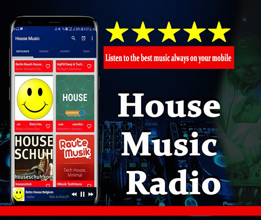 Android application House Music Radio screenshort