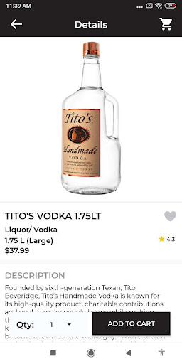 Evans Wines & Liquors Screen 2