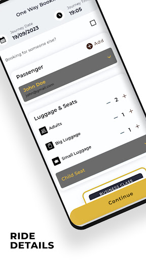 Capital Chauffeur Screen 3