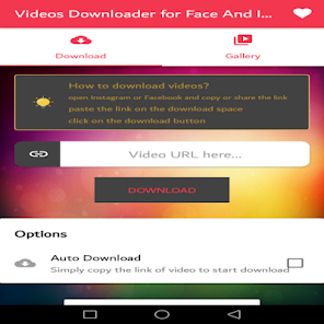 Videos Downloader for Face And 9