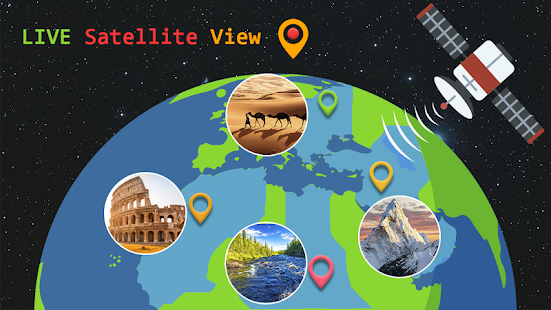 Live Earth Map-Street View Map Screenshot