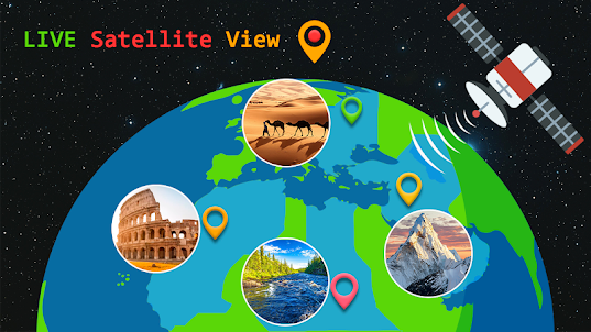 Live Earth Map-Street View Map