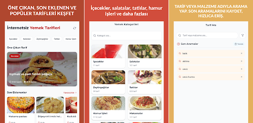 İnternetsiz Yemek Tarifleri