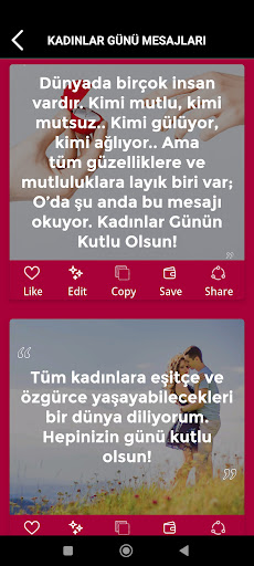 kadınlar günü sözleri Screen 3