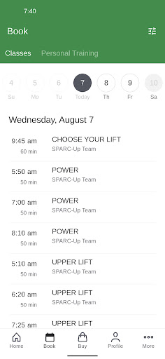 SPARC-Up Fitness Screen 2
