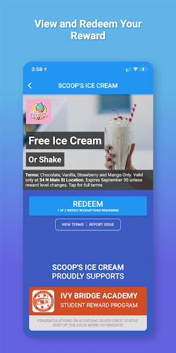 StudyCard - Student Rewards Screen 3