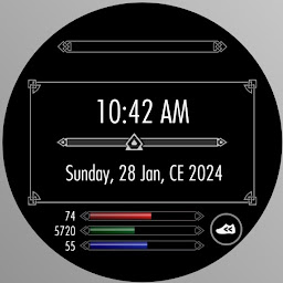 图标图片“Skyrim Watch Face”