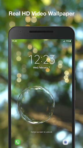 Bubble Live Wallpaper Screen 3