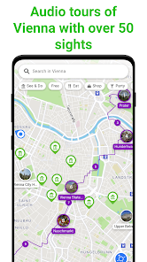 Screenshot 1 Viena Audioguía de SmartGuide android