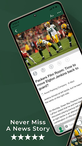 Screenshot of Green Bay Football News