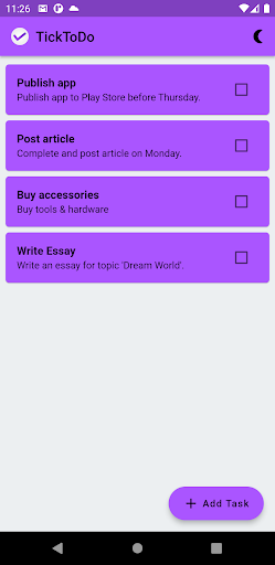 Android application TickToDo: To-Do List & Tasks screenshort