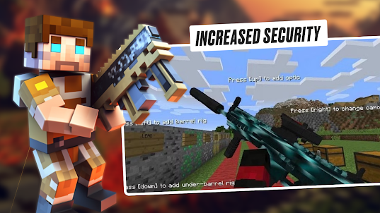 Weapons Guns Mod for Minecraft