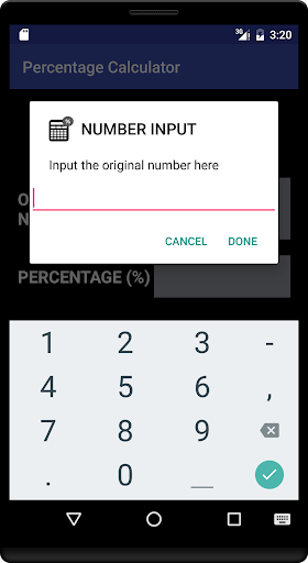 Percentage Calculator