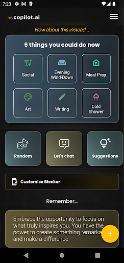 Android application myCopilot.ai screenshort