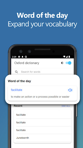Oxford Dictionary Screen 3