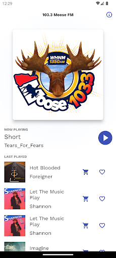 Android application 103.3 Moose FM screenshort