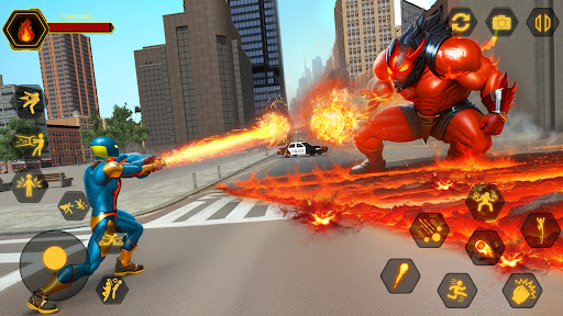 Fire Hero 3D - Superhero Games screenshot 3