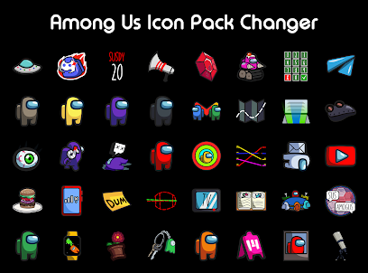 Among Us Icon Pack Changer