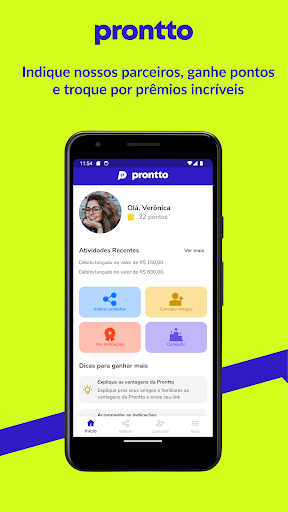 Android application Prontto screenshort